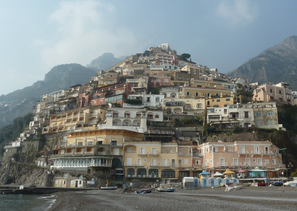 Positano, Italy, View from Villa Mary, Positano Luxury hotels, Positano Beach