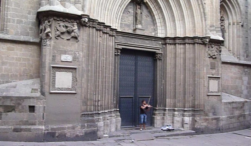 The amazingly talented street violinist