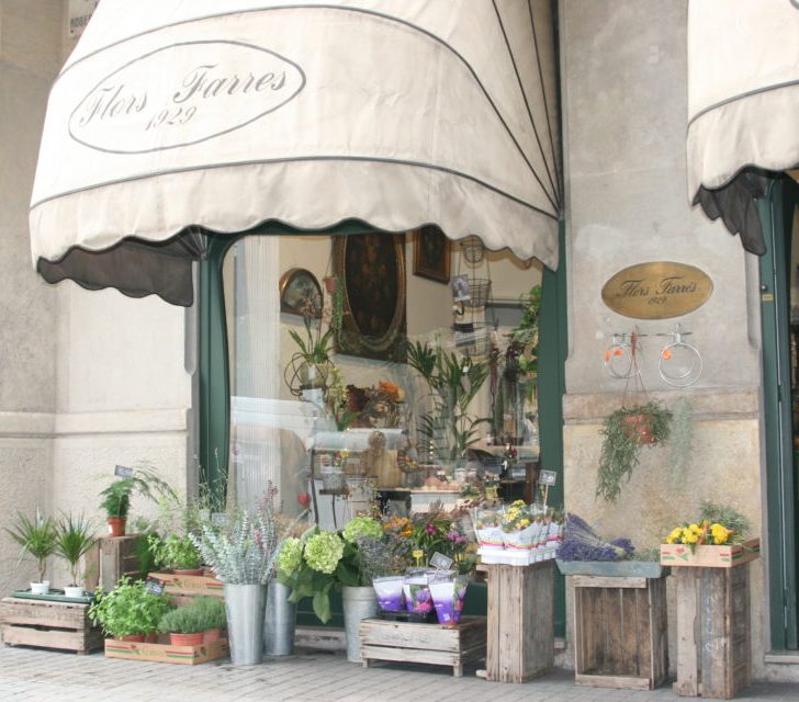 Oldest Flower Shop in Barcelona, Spain