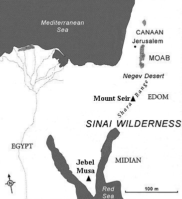 Map of Petra