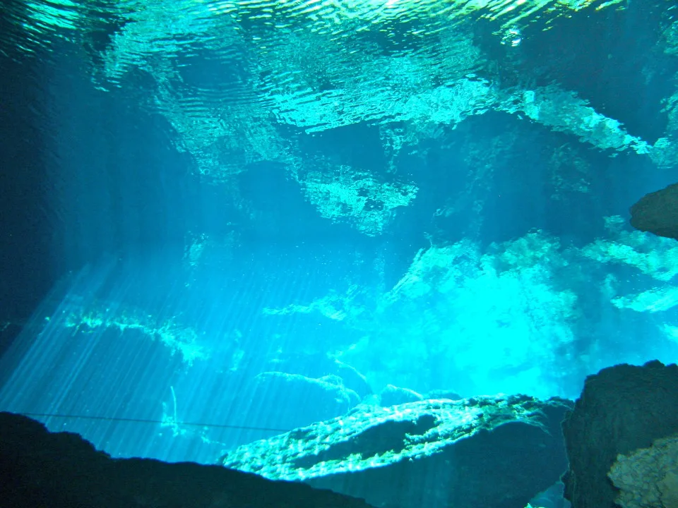 Cancun and Riviera Maya Cenotes underwater