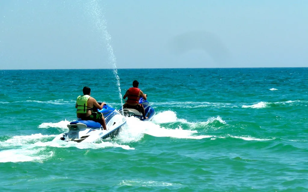 Jet skiing at Arizona's Beach: Rocky Point, Mexico