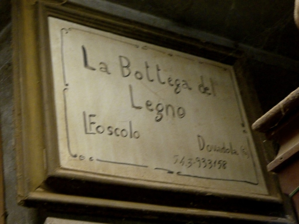 Luigi Lombardi's Violin Shop in Forli, Italy