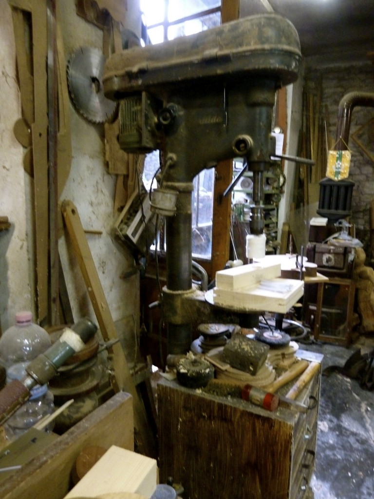 Luigi Lombardi's Violin Shop in Forli, Italy