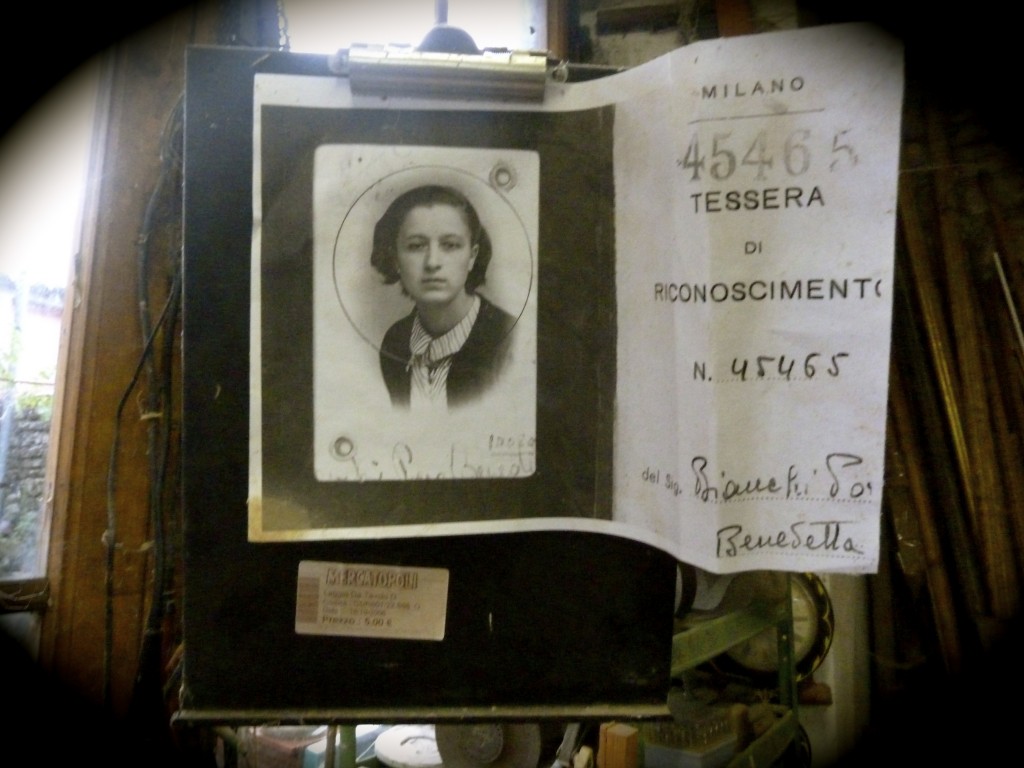 Photo in Luigi Lombardi's Violin Shop in Forli, Italy