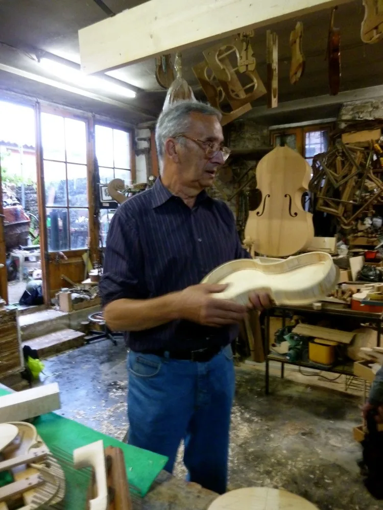 Luigi Lombardi's Violin Shop in Forli, Italy