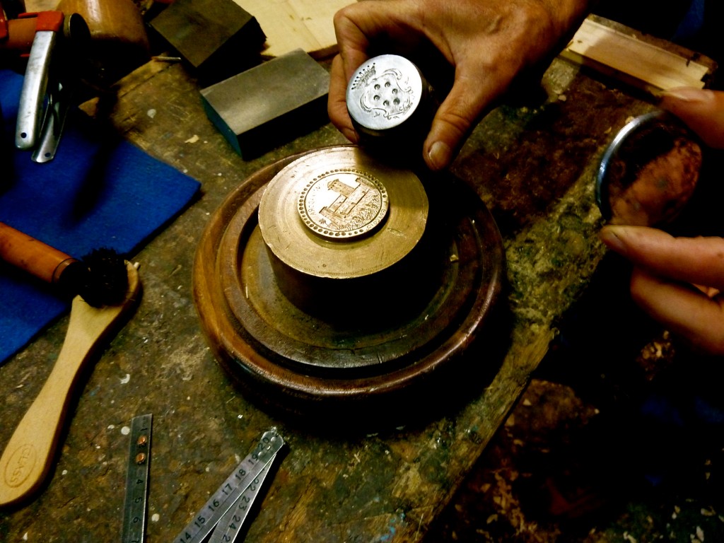 Luigi Lombardi's Violin Shop in Forli, Italy