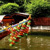 Longboat on the Chao Phraya River, Bangkok, Thailand