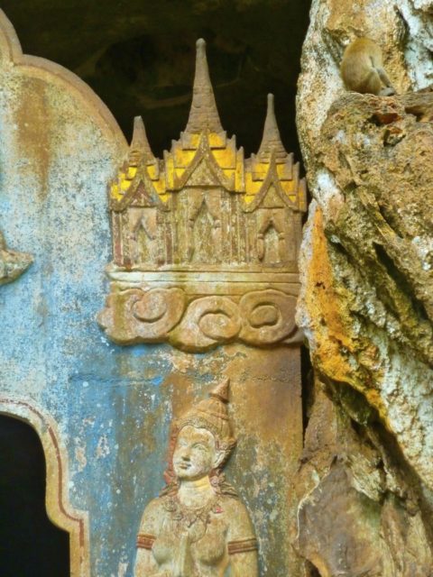 Suwankuha Temple, which is also known as the ‘Monkey Caves outside of Phuket, Thailand