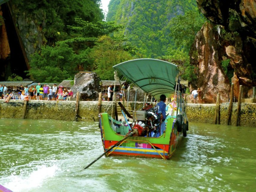 Longtail Boat ride out to James Bond Island, Thailand