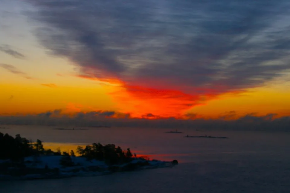 Sunset over the Baltic Sea