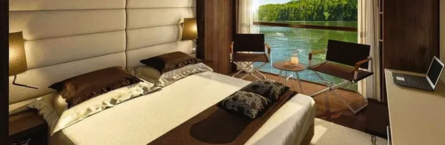 Emerald panorama balcony suite, courtesy of Emerald Waterways