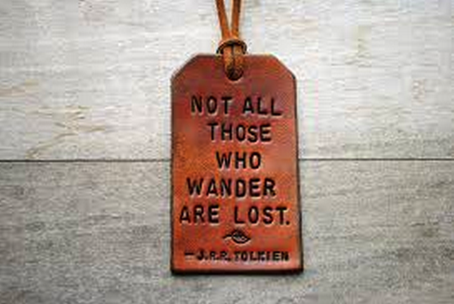 Not all who wander