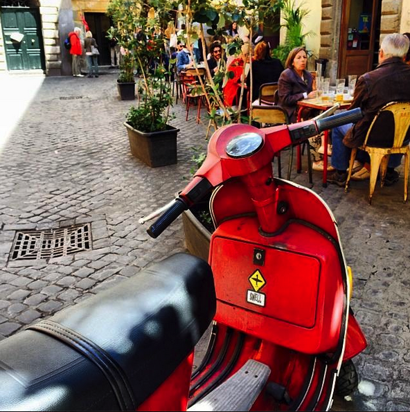 Red Vespa