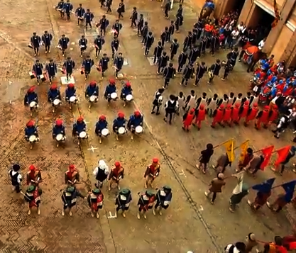 Parades of The Palio, Siena, Italy