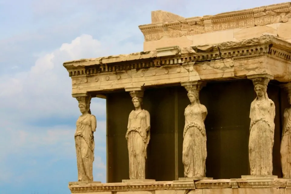 Erechtheion, at the Acropolis, Athens, Greece