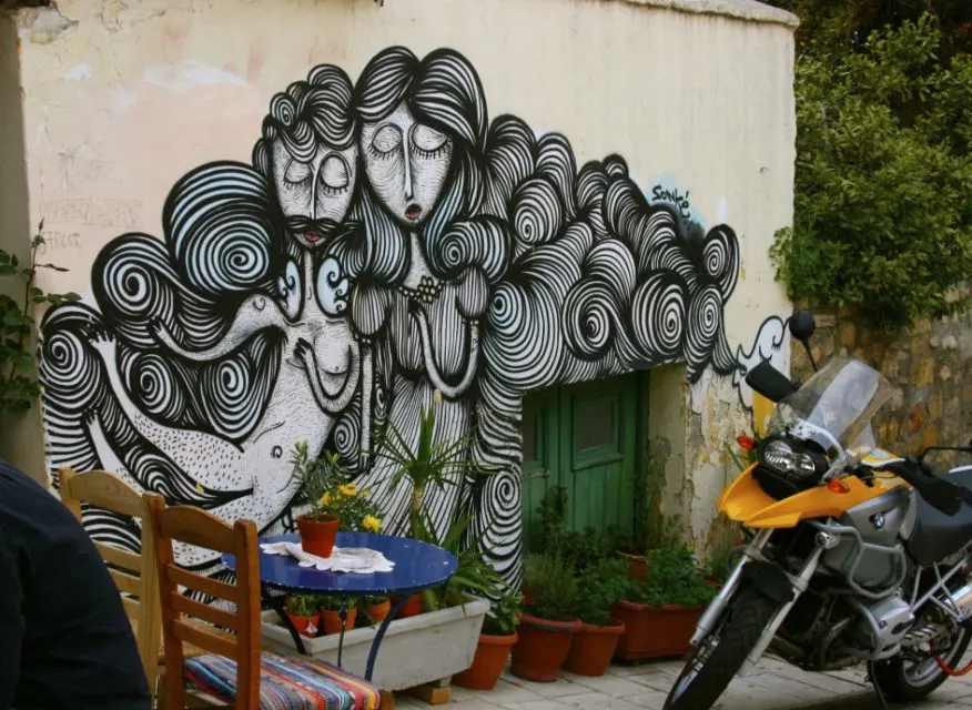Athen, Greece graffiti 