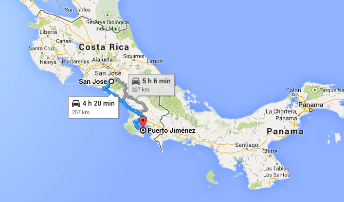 Costa Rica Map