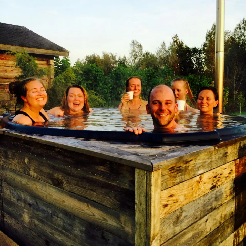 Liminka, Finland farmhouse Jacuzzi