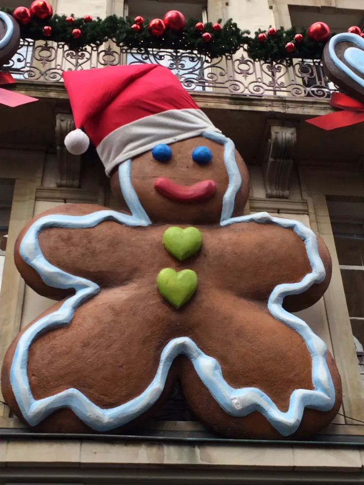 Strasbourg, France life sized gingerbread man