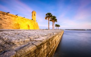 St. Augustine Florida Fort, the charming side of St Augustine, stingrays, jellyfish, Marine Science Center,aquariums in Panama City beach Florida