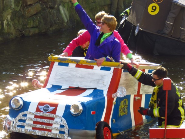 Carnival Raft Race in Schramberg, Germany
