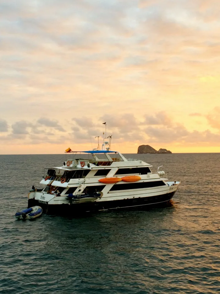 The Ecoventura yacht we sailed with