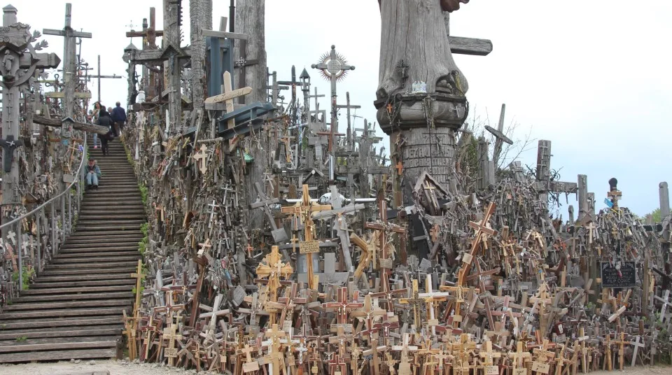 Lithuania Restores its Old Rugged Cross for a Crown: Lithuania Hill of Crosses