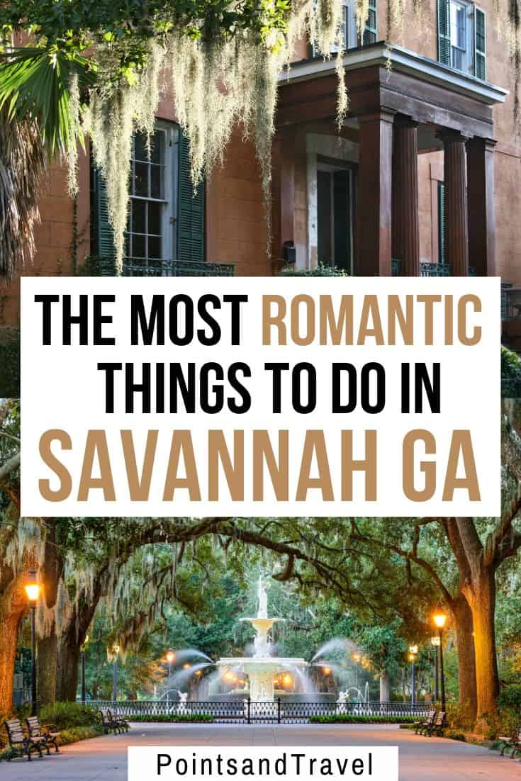 The most romantic things to do in Savannah GA, How to spend a romantic weekend in Savannah, #Savannah #Georgia