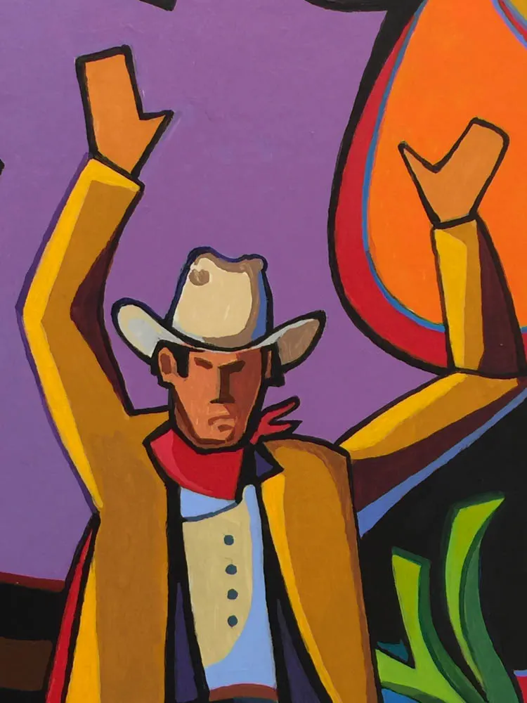 Missoula Art Museum, cowboy painting, Things to do in Missoula Montana, fun things to do in Missoula Montana, Missoula activities, Missoula attractions