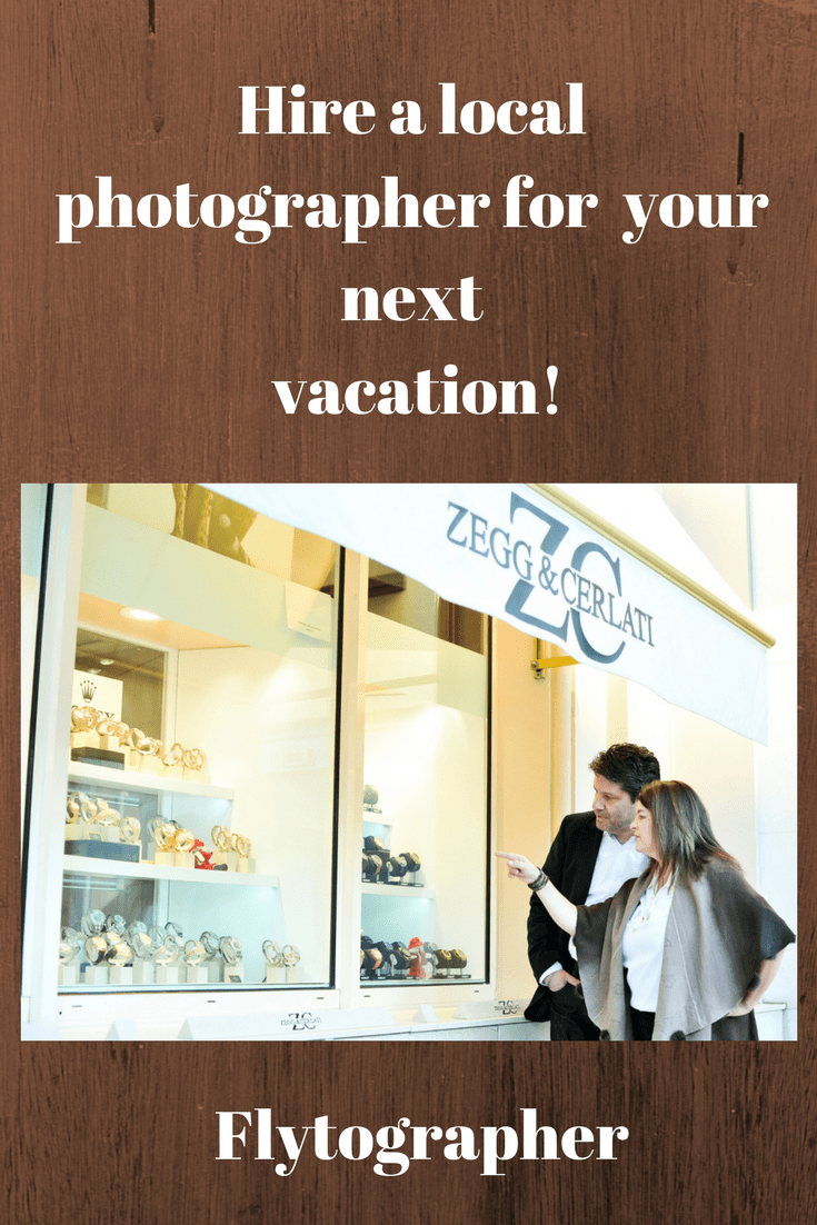Come along with me as I hire a local photographer, flytographer!