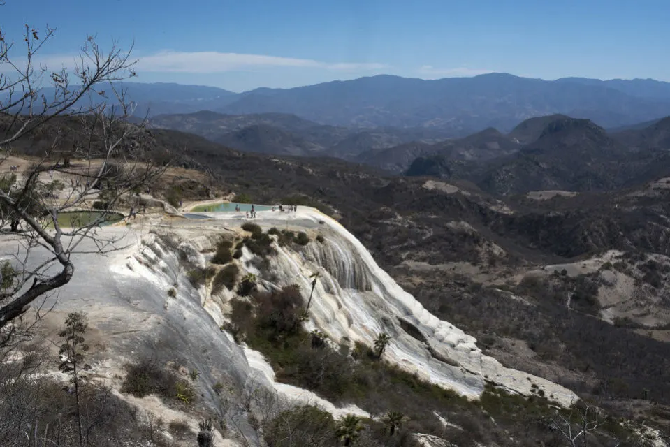 hierve el agua oaxaca petrified waterfall oaxaca hierve el agua, mexico