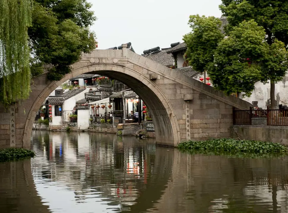 Water Towns of China, Venice of the East, Bridge in Zhouzhaung, China