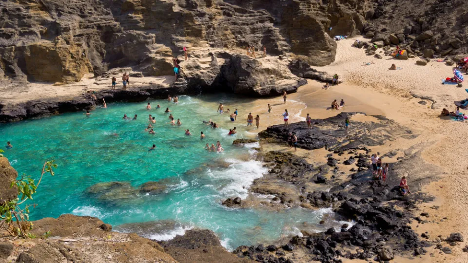 Halona Beach, Hawaii, USA