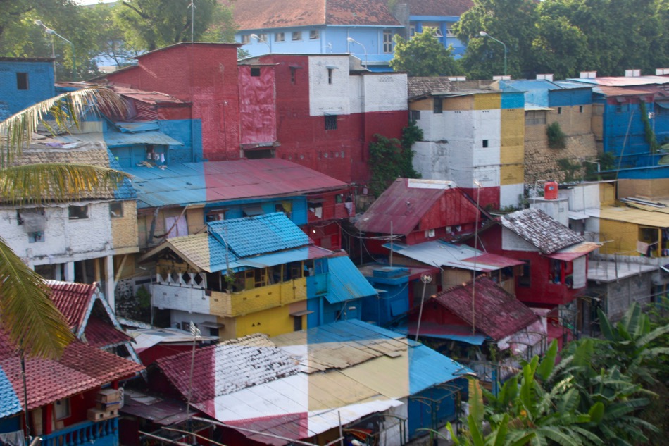 The Color Block Favelas of Yogyakarta, Indonesia