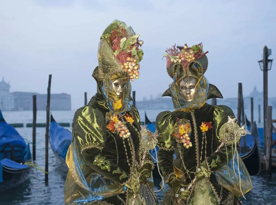 Amazing costumes at the Carnival of Venice!
