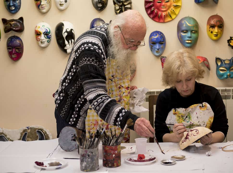 The collector of Masks makes her way to Venice - Behind the Mask is what she finds!