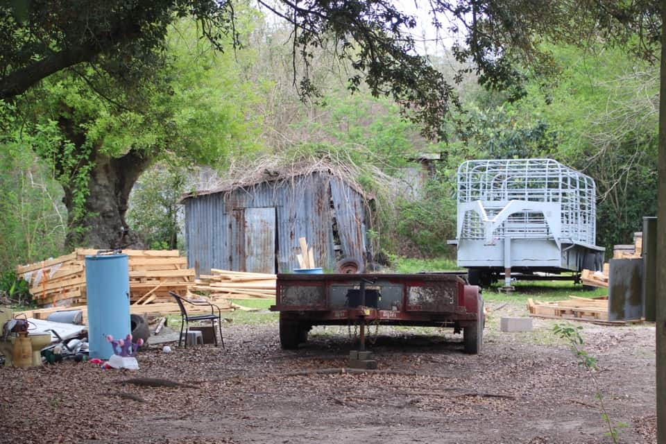 Have you ever seen a chicken on the run? Near Lake Charles, Louisiana you will find one or two in the Iowa Chicken Run!