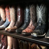 Boots made for walking... Texas cowboy boots no less from the Lucchese Bootmaker in El Paso, Texas.
