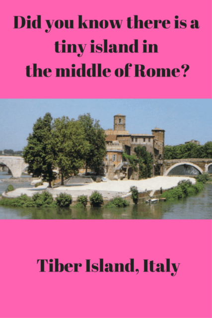 Come along with to explore a tiny Island in the middle of Rome: Tiber Island, Italy and the only private apartment on the island.