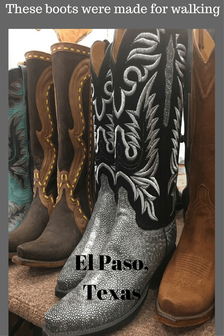 Come find out why these boots were made for walking... Texas cowboy boots no less from the Lucchese Bootmaker in El Paso, Texas.