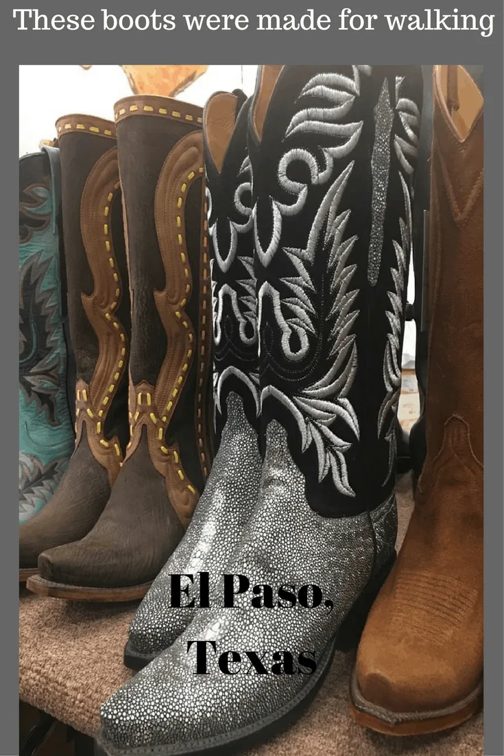 Come find out why these boots were made for walking... Texas cowboy boots no less from the Lucchese Bootmaker in El Paso, Texas.