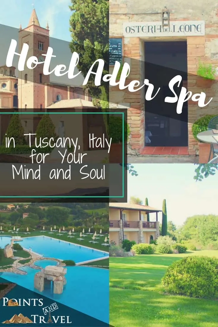 Hotel Adler Spa in Tuscany, Italy is amazing come see!