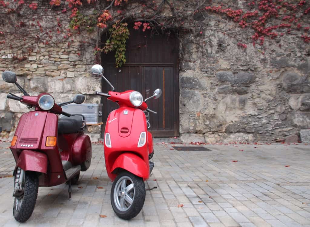 How the locals get around in Regensburg Germany