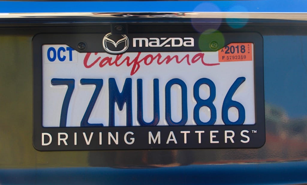 Holiday Road Trip Tips: Take a Trip, Travel Locally, car license plate, when driving matters