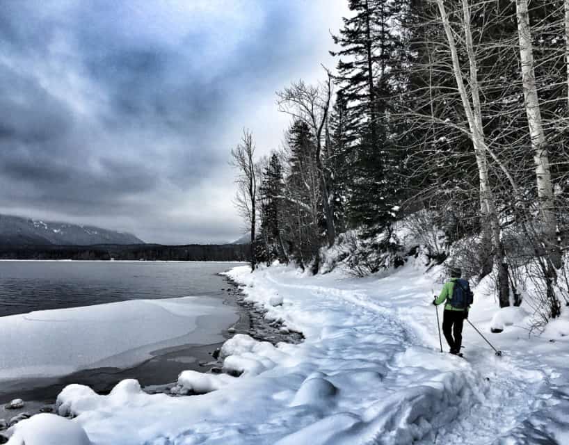 Landscape in Montana’s Winter Wonderland – ski Whitefish