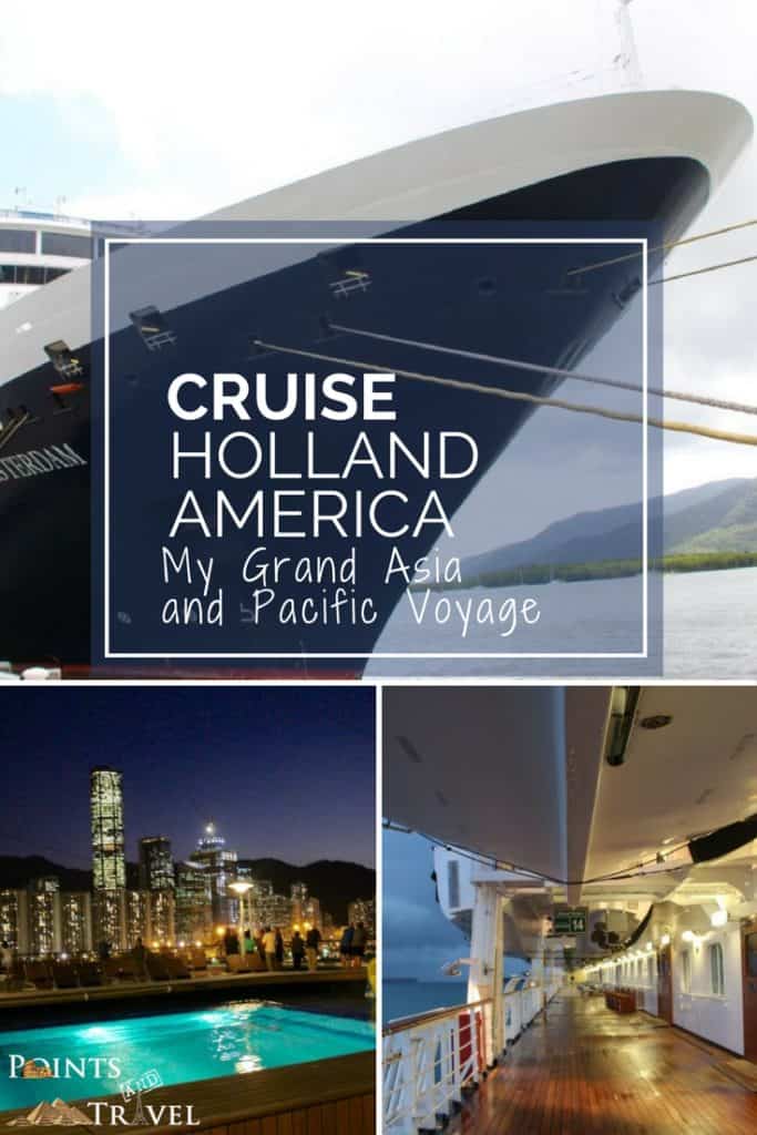 Come along with me and cruise Holland America on a global cruise.