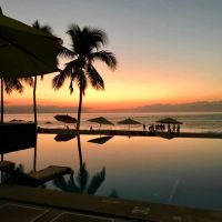 Sunset at Hyatt Ziva Puerto Vallarta, Puerto Vallarta all inclusive resort, best Puerto Vallarta hotels on the beach