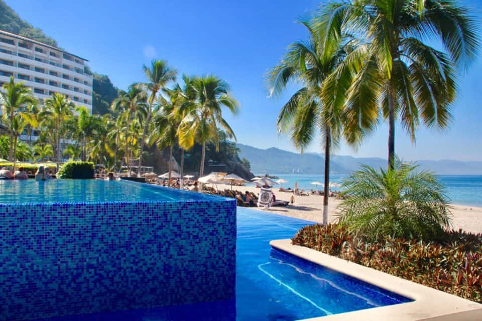 Pool at Hyatt Ziva Puerto Vallarta, Puerto Vallarta all inclusive resort, best Puerto Vallarta hotels on the beach