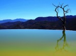 Hierve del Agua, Oaxaca, Mexiko, eines von vielen beliebten mexikanischen Reisezielen